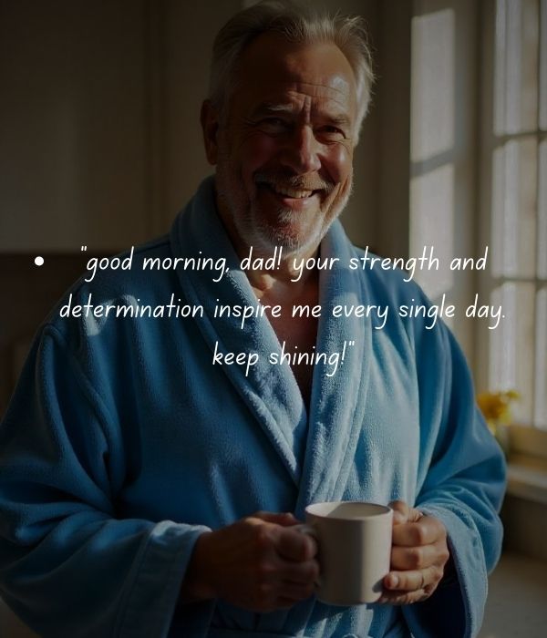 Inspirational and Motivational Morning Quotes for Dad