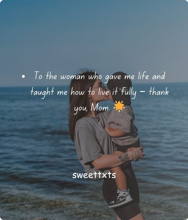 Touching Thank You Letter to Mom for Her Sacrifices