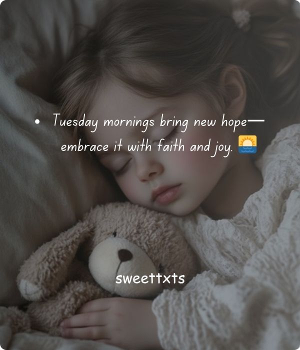 Short Tuesday Prayers to Begin the Day