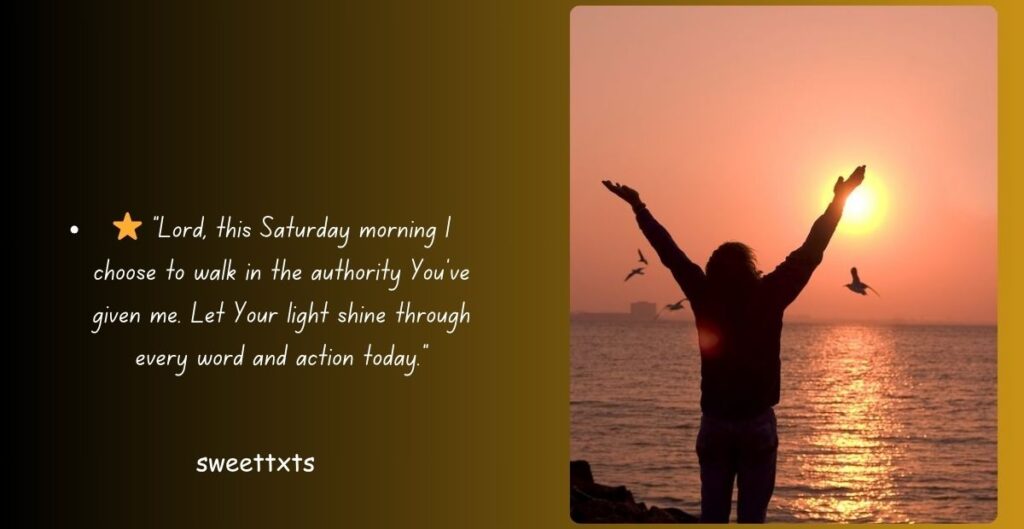 Uplifting Saturday Morning Prayer with Bible Verses