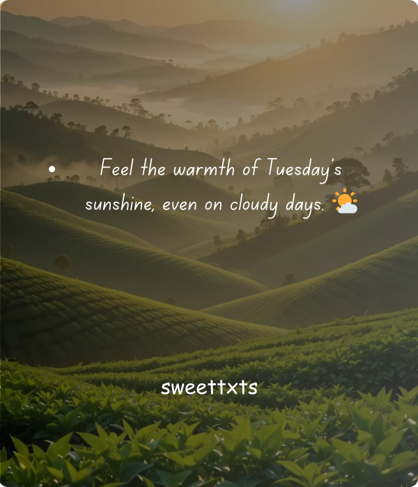 Blessed Tuesday Sunrise