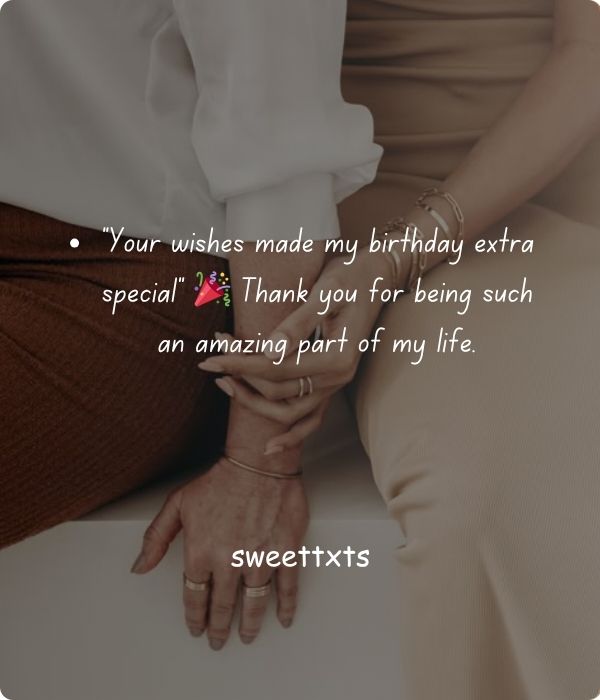 Professional Thank You Message for Birthday Wishes at Work