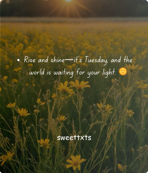 Bountiful Tuesday Blessings