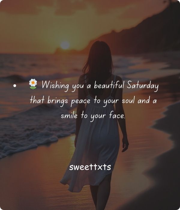 Saturday Morning Prayers and Blessings