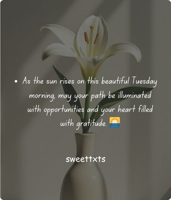 Inspirational Tuesday Blessings Quotes