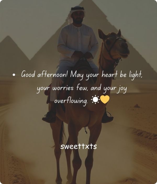 Inspirational Good Afternoon Blessings Quotes