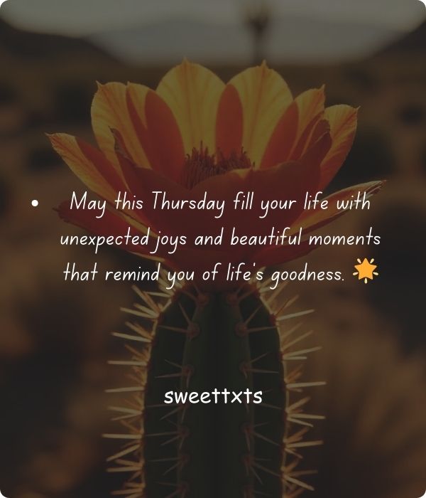 Thursday Morning Blessings