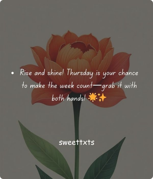 Motivational and Inspirational Thursday Quotes