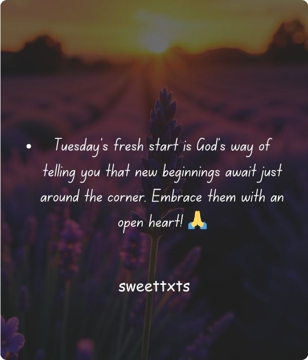 Tuesday Morning Blessings and Prayers