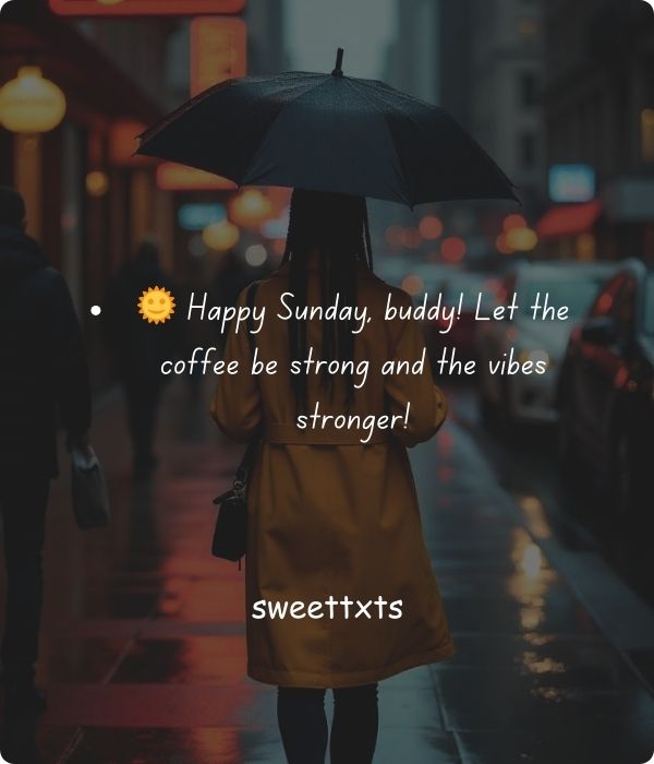 Good Morning and Happy Sunday Messages for Lovers
