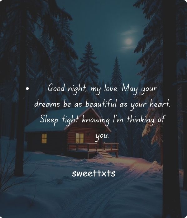 Cute Good Night Messages