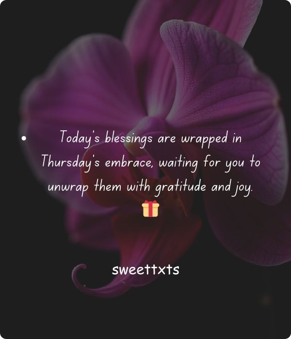 Beautiful Thursday Blessings