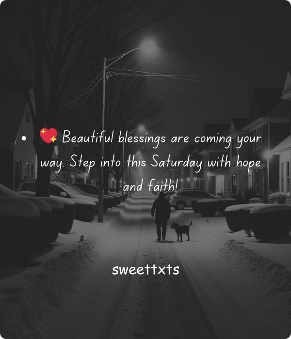 Saturday Night Blessings for Restful Sleep