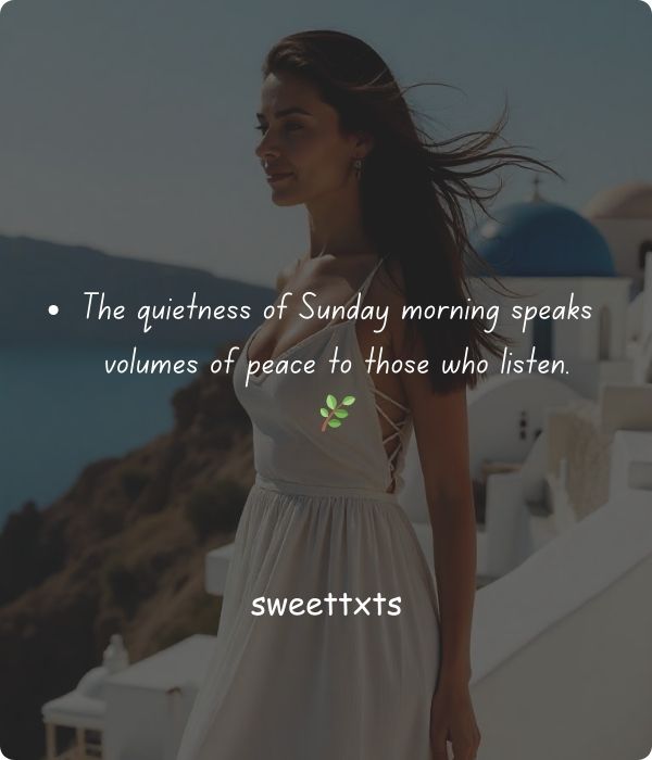 Sunday Blessings Quotes with Serenity and Joy