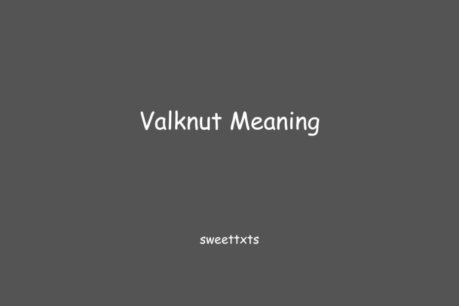 Valknut Meaning